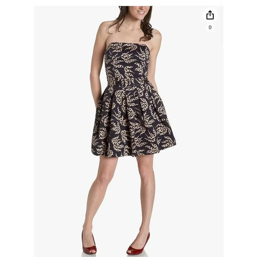 French Connection Women's Cactus Jane Fit & Flare Mini Dress Size 2
